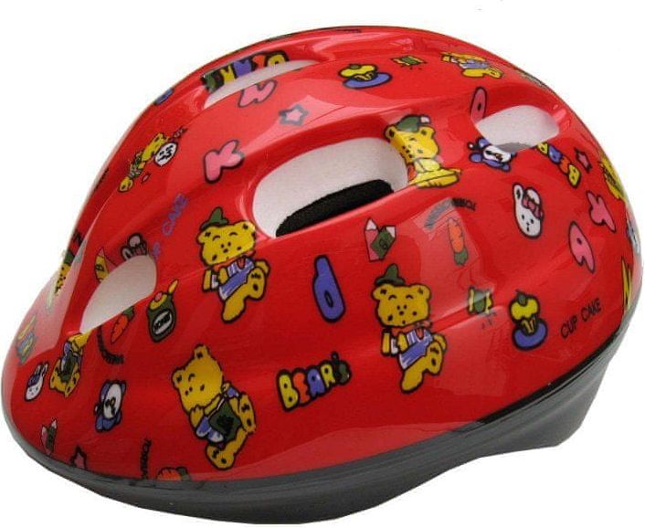 HolidaySport Dětská cyklistická helma Fly medvídci M - obrázek 1
