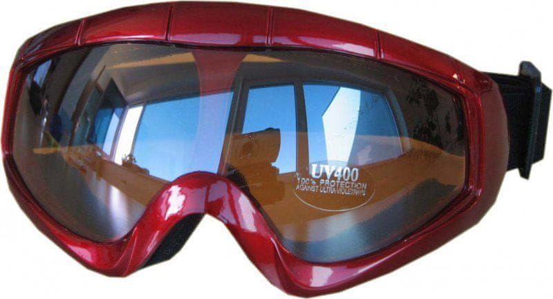 HolidaySport Lyžařské brýle Cortini Snowflake SP91 dětské červené - obrázek 1