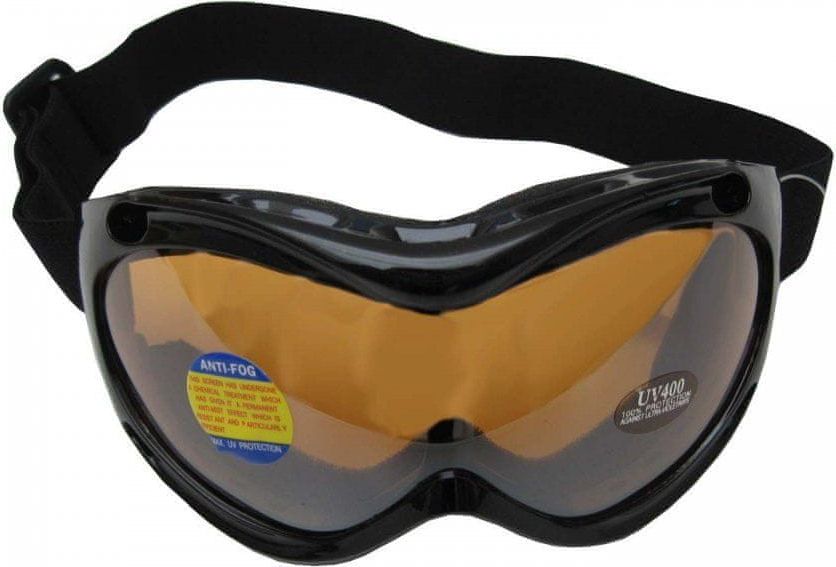 HolidaySport Lyžařské brýle Cortini Snowmen SP90 dětské černé - obrázek 1