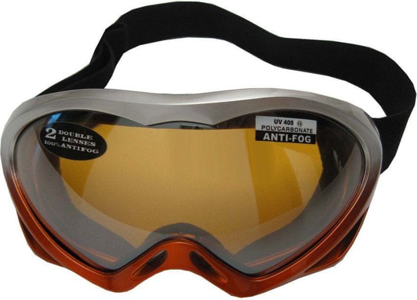 HolidaySport Dětské lyžařské brýle Cortini Avalanche G1230K silver/orange - obrázek 1