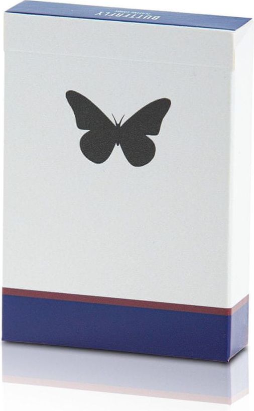 Cartamundi Butterfly Playing Cards Blue - hrací karty značené - obrázek 1