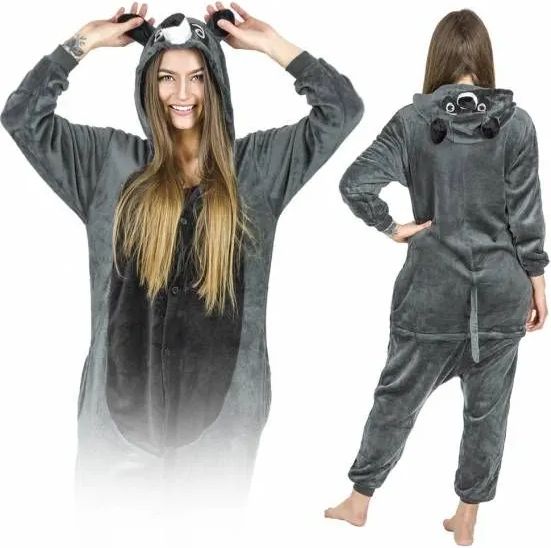 Zolta MÝVAL KIGURUMI ONESIE TEPLÁKY PYŽAMO KOMBINÉZA KIGU S - obrázek 1