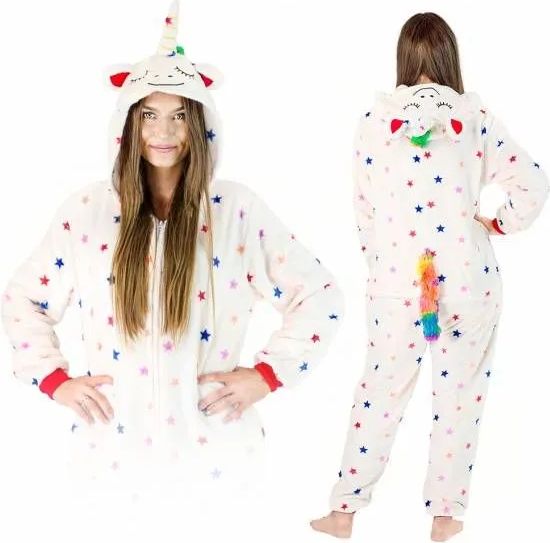 Zolta JEDNOROŽEC V HVĚZDY NOVÝ KIGURUMI ONESIE TEPLÁKY PYŽAMO KOMBINÉZA KIGU M - obrázek 1