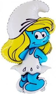 Balon dívka Smurf - obrázek 1