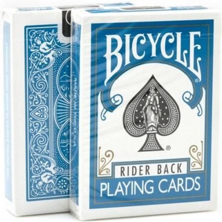 Bicycle Rider back turquoise - hrací karty - obrázek 1