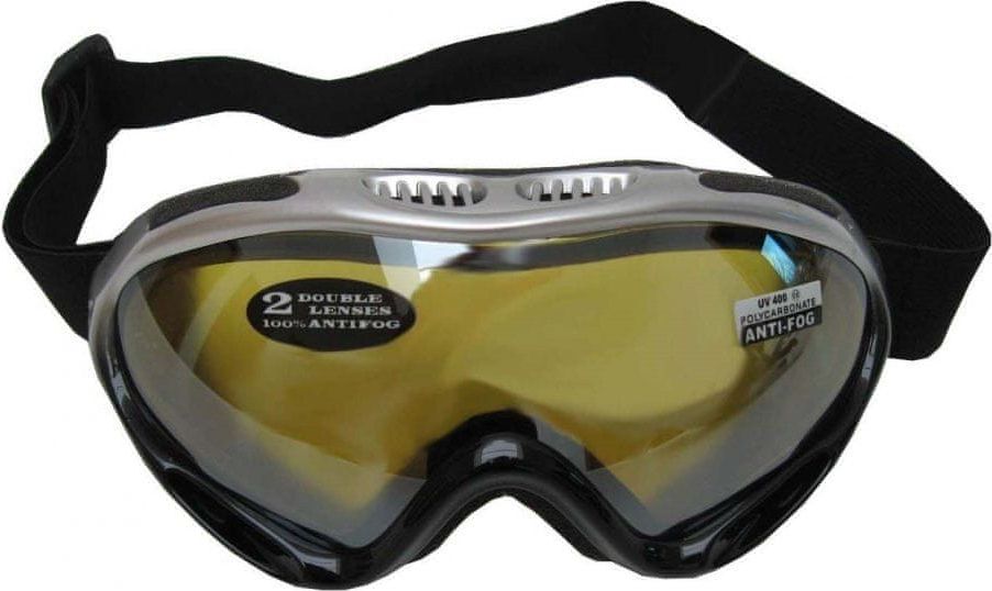 HolidaySport Lyžařské brýle Cortini G1378K-2 junior stříbrno-černé - obrázek 1