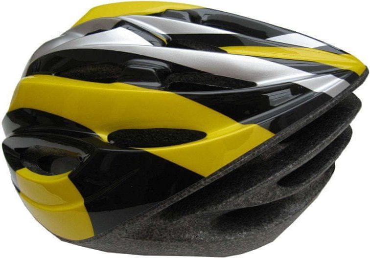 HolidaySport Cyklistická helma Fly 2822 žlutá L - obrázek 1