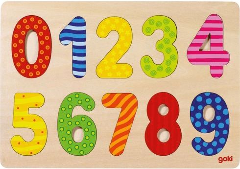 Goki Puzzle - Číslice 0-9 - obrázek 1