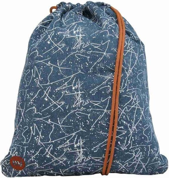 Mi-Pac Gymsack Kit Bag Denim Squiggle Mid Blue White (005) velikost: OS - obrázek 1