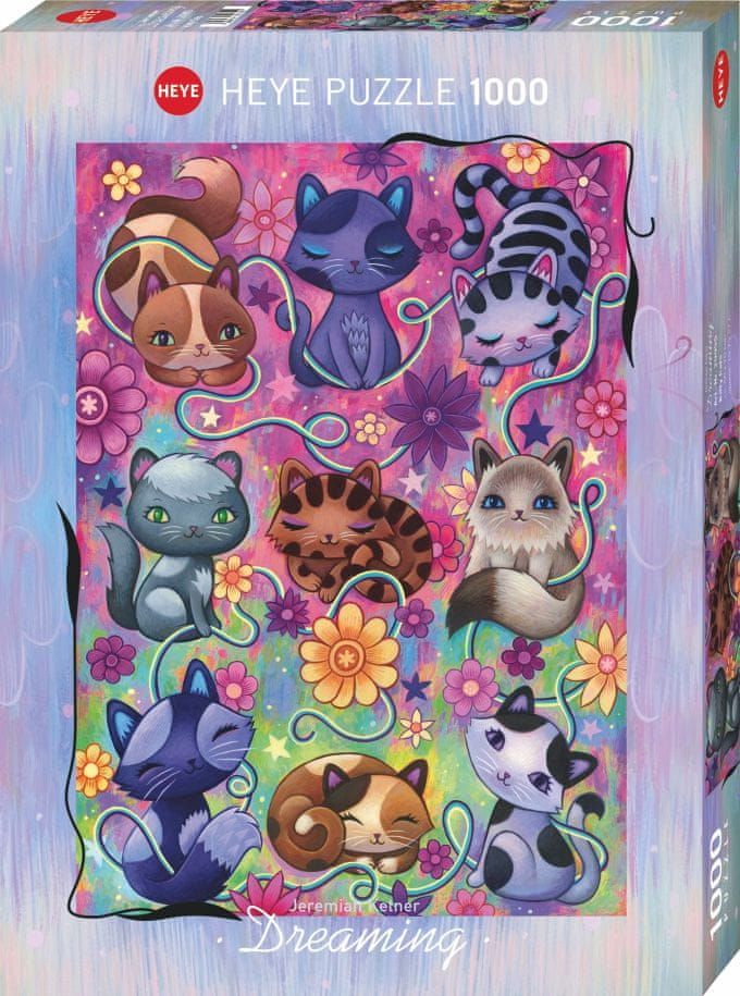 Heye Puzzle Kitty Cats 1000 dílků - obrázek 1