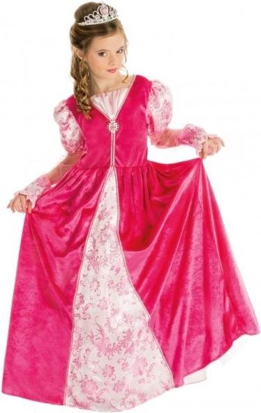 MojeParty Kostým Princezna růžový vel. S - obrázek 1
