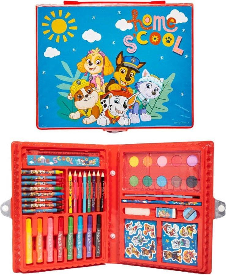 EUROSWAN Paw Patrol kufřík na kreslení 52ks II - obrázek 1