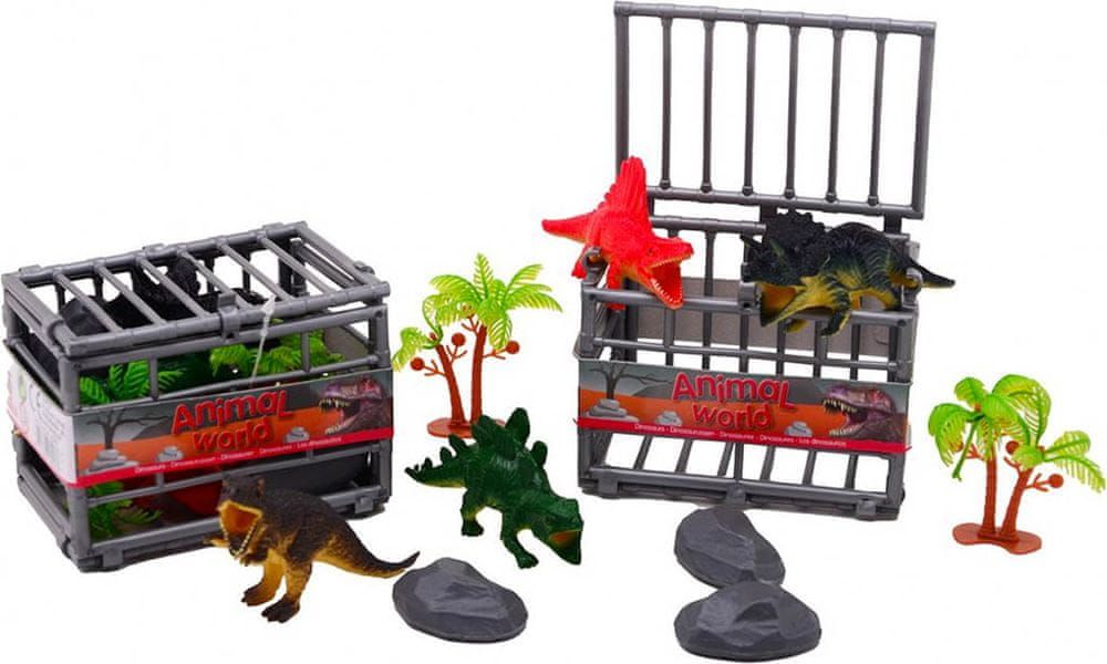 Johntoy Dinosauři v kleci s příslušenstvím - obrázek 1