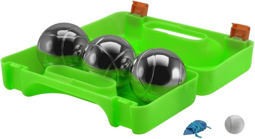 Eddy Toys Petanque v kufříku 3 koule zelená - obrázek 1