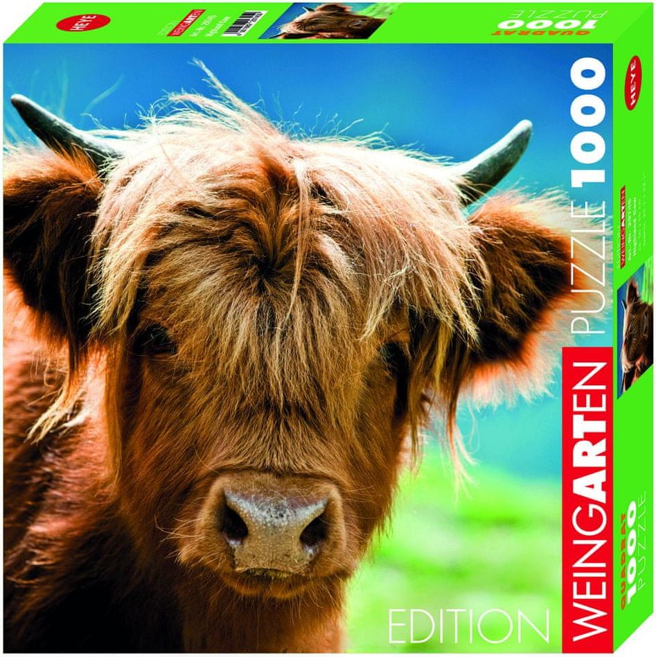 Heye Puzzle Highland Cow 1000 dílků - obrázek 1