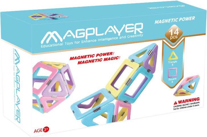 MAGPLAYER Magplayer magnetická stavebnice 14 ks - obrázek 1