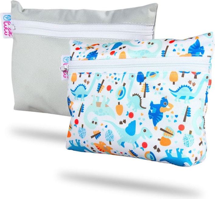 Petit Lulu Malá taštička 2 ks (šedá, cesta do pravěku) - obrázek 1