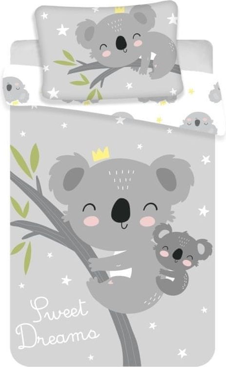 Jerry Fabrics Povlečení do postýlky Koala sweet dreams baby Bavlna, 100/135, 40/60 cm - obrázek 1