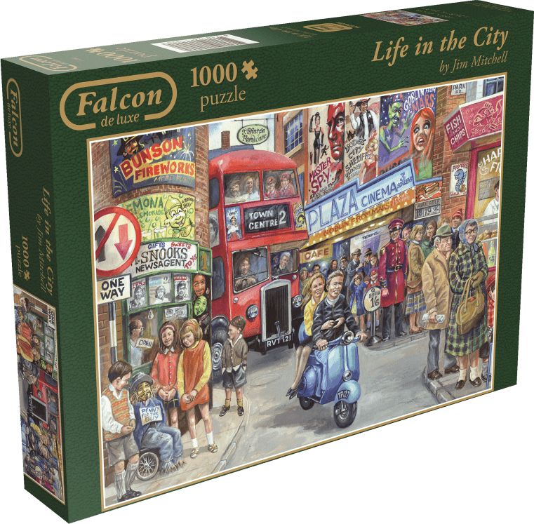 Falcon Puzzle Life in the City 1000 dílků - obrázek 1