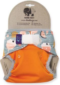 BambiRoxy | Svrchní kalhotky novorozenecké - Ice cream Orange - obrázek 1