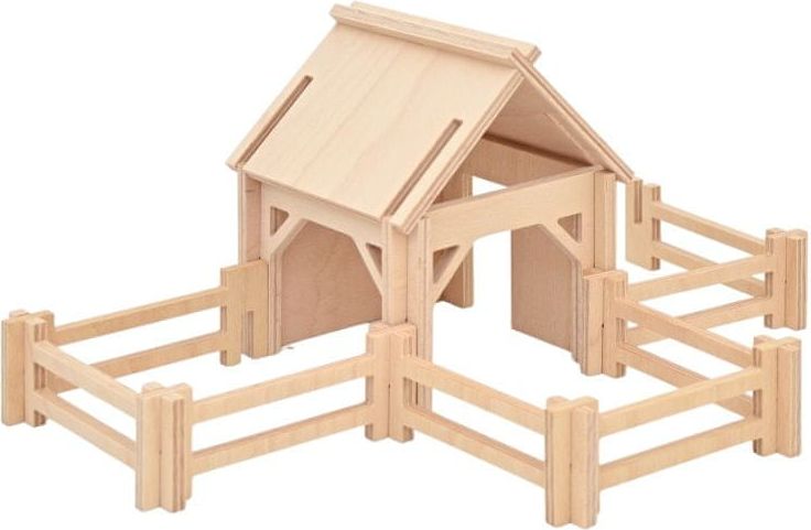 URBIX Dřevěná stavebnice - Přístřešek - obrázek 1