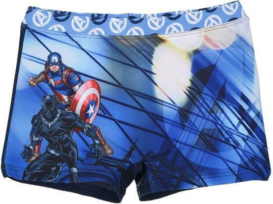 Sun City Chlapecké plavky Avengers Captain America modré - obrázek 1