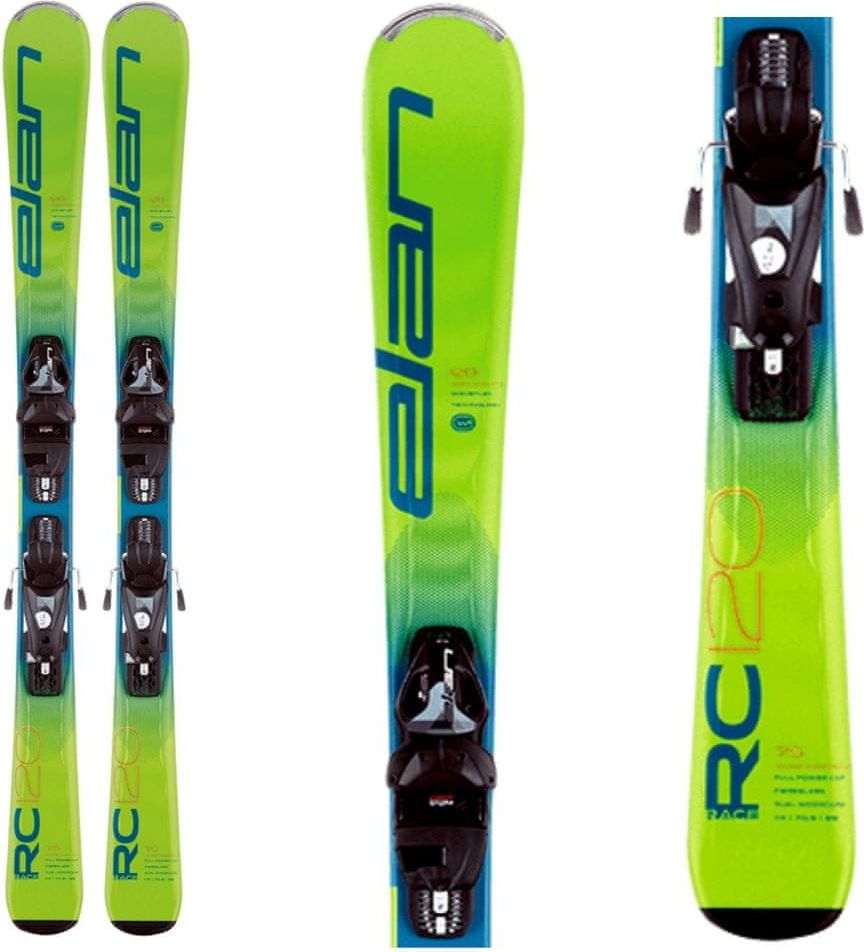 Elan Sjezdové lyže ELAN RC Race Green QS + EL 7.5 Zelená 140 cm - obrázek 1