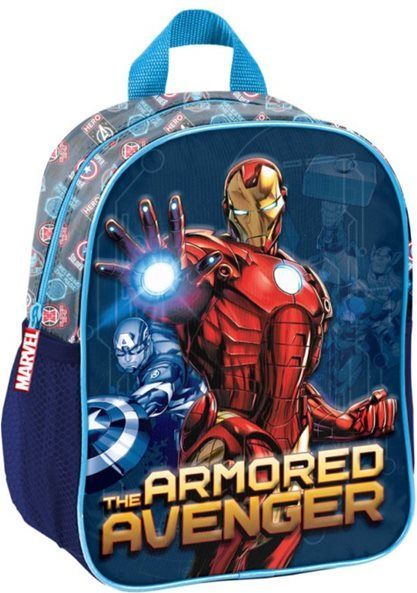 Paso Dětský batoh Avengers Armored 3D 28cm modrý - obrázek 1