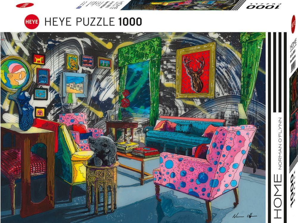 Heye Puzzle Pokoj s jelenem 1000 dílků - obrázek 1