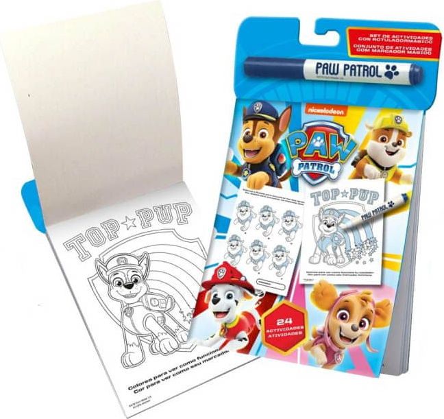 EUROSWAN Kreslící zábavní sada Paw Patrol s magickým fixem - obrázek 1