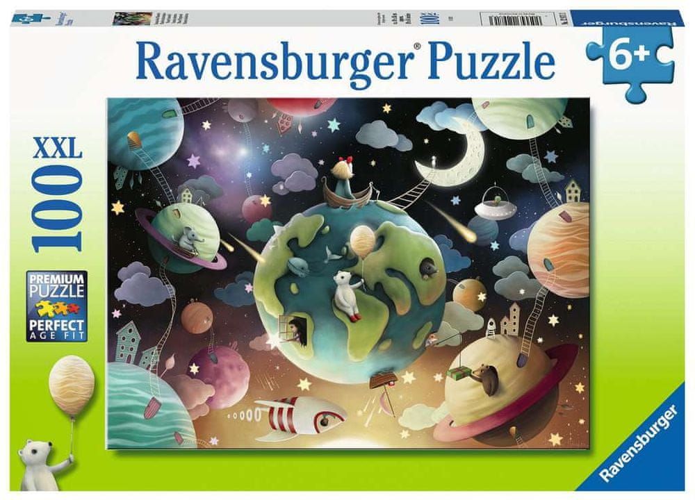 Ravensburger Puzzle Planetové hřiště 100 dílků - obrázek 1