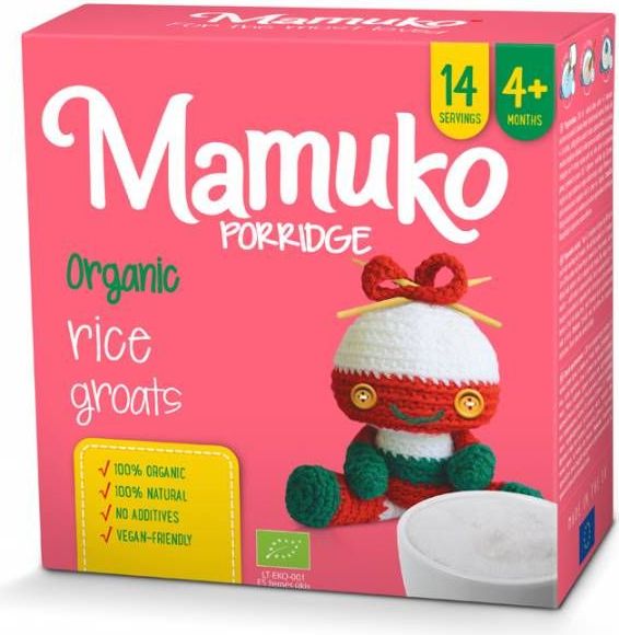 Mamuko Bio dětská kaše rýže 240g [bio005] - obrázek 1