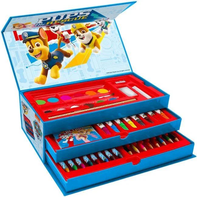 ToyCompany Paw Patrol kufřík na kreslení 52ks - obrázek 1