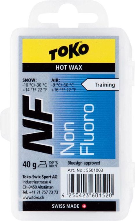 Toko Vosk NF Hot Wax 40 g modrý - obrázek 1