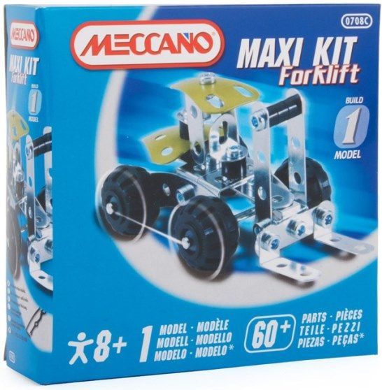 Meccano Stavebnice Meccano Maxi kit Vysokozdvižný vozík 60 dílků - obrázek 1