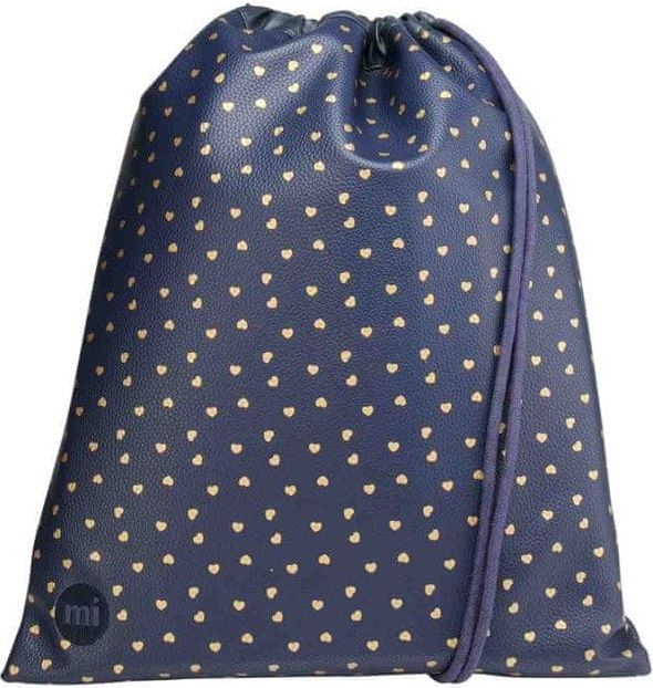 Mi-Pac Gymsack Kit Bag Hearts Navy/Gold (004) velikost: OS - obrázek 1