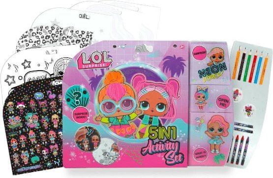 ToyCompany Kreativní a zábavní sada L.O.L. Surprise 5v1 - kosmetické poškození obalu - obrázek 1