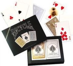 Bicycle Prestige Gold and Silver - pokerové hrací karty - obrázek 1