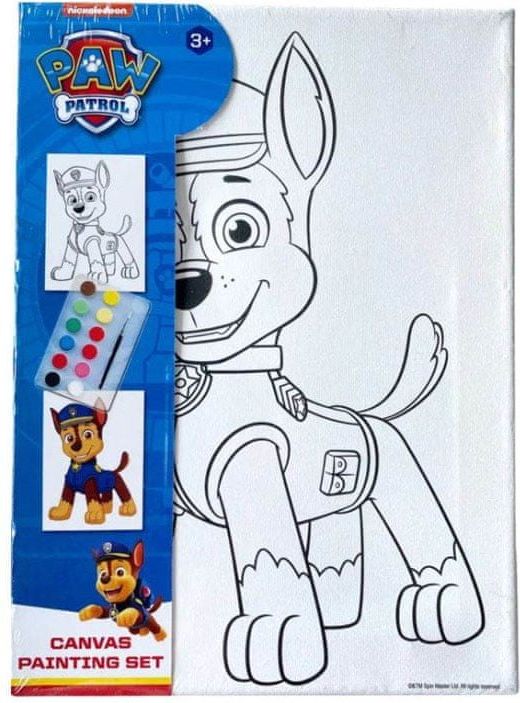 Sambro Obrázek Paw Patrol k vymalování 18x25cm DESIGN: CHASE - obrázek 1