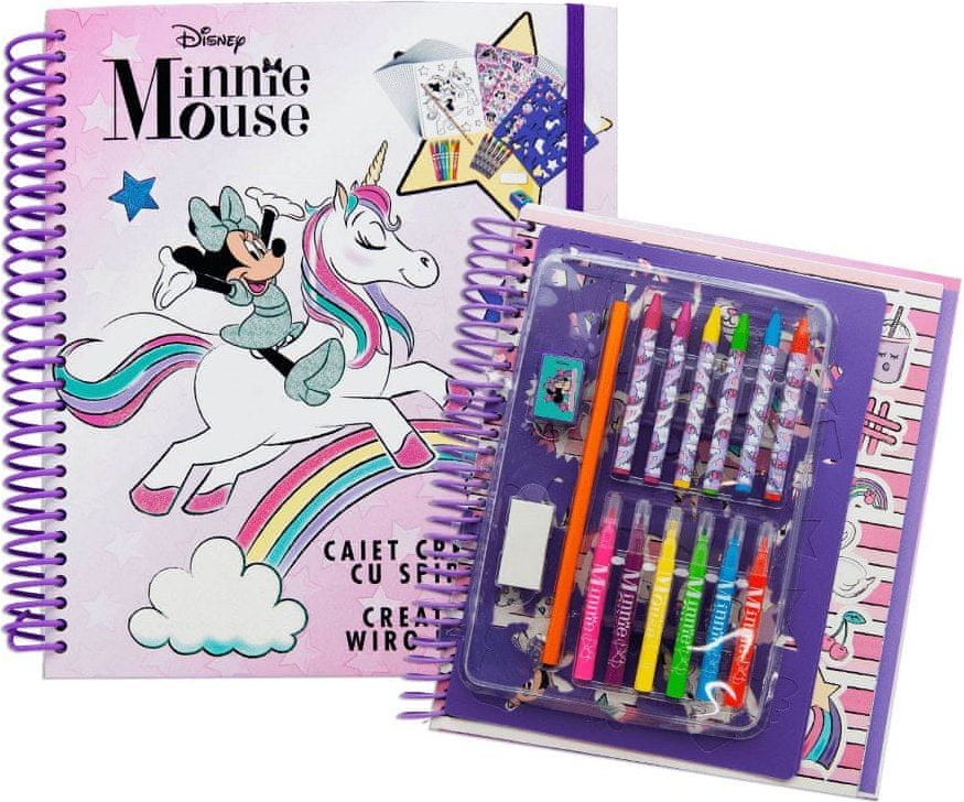 ToyCompany Kreativní zábavní sada sešit Minnie Mouse - obrázek 1