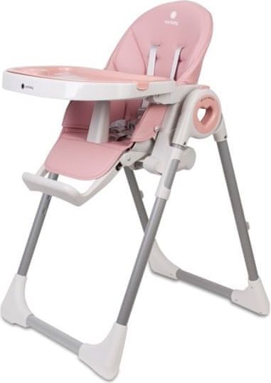 Sun Baby Židle na krmení FIDI 3v1 růžová - obrázek 1