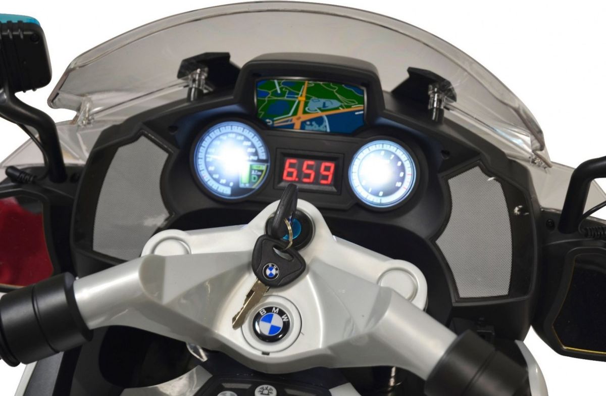 Dětská elektrická motorka BMW Policie - obrázek 6