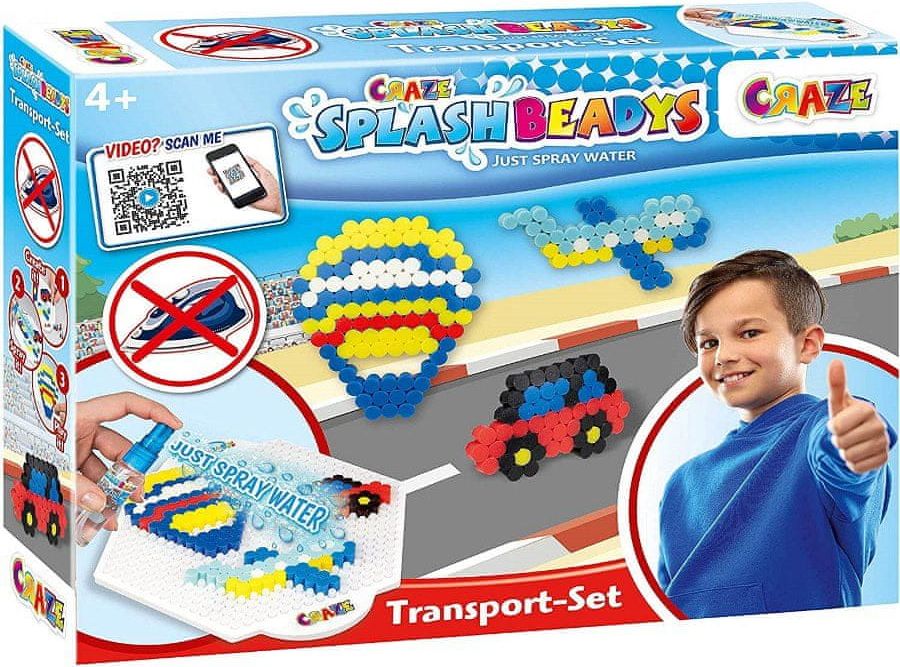 Craze Korálky Splash Beadys kreativní sada Transport - obrázek 1