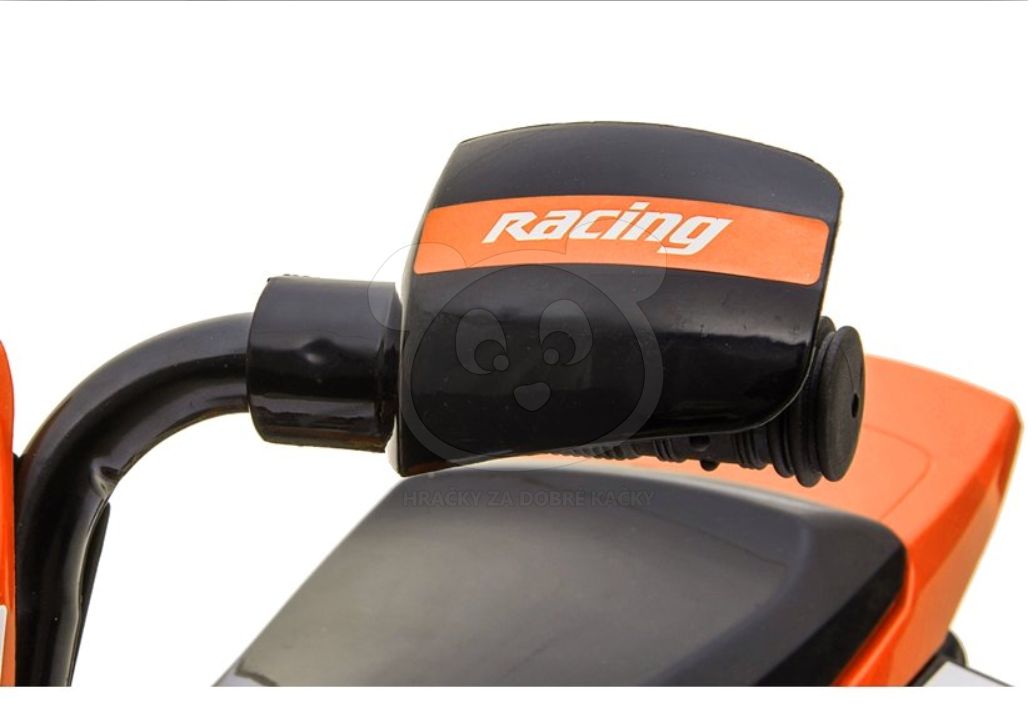 Dětská elektrická motorka GTM2288 - oranžová - obrázek 6