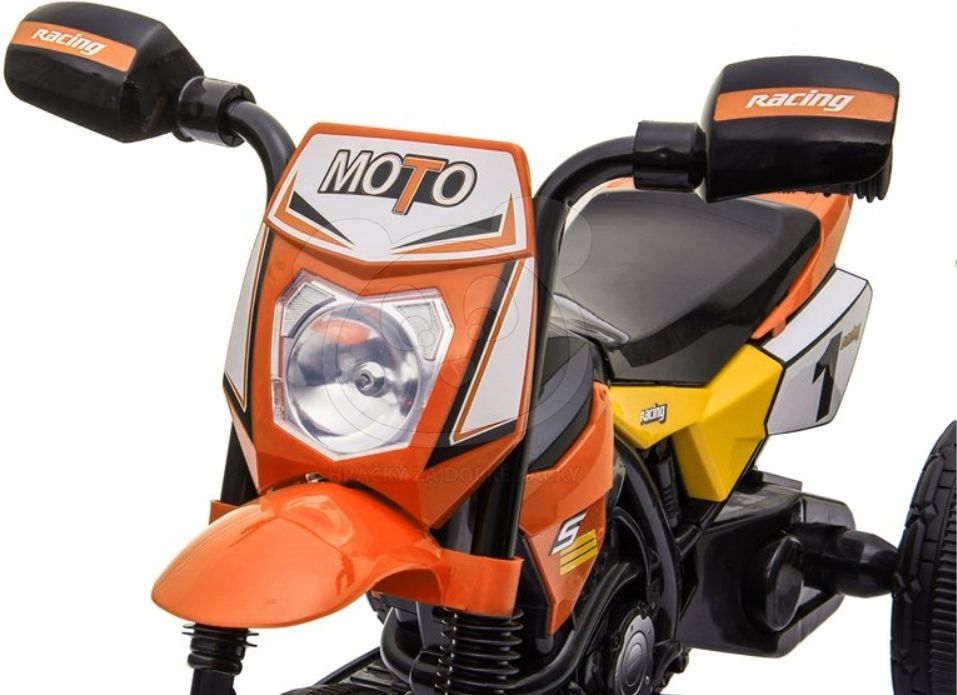 Dětská elektrická motorka GTM2288 - oranžová - obrázek 7