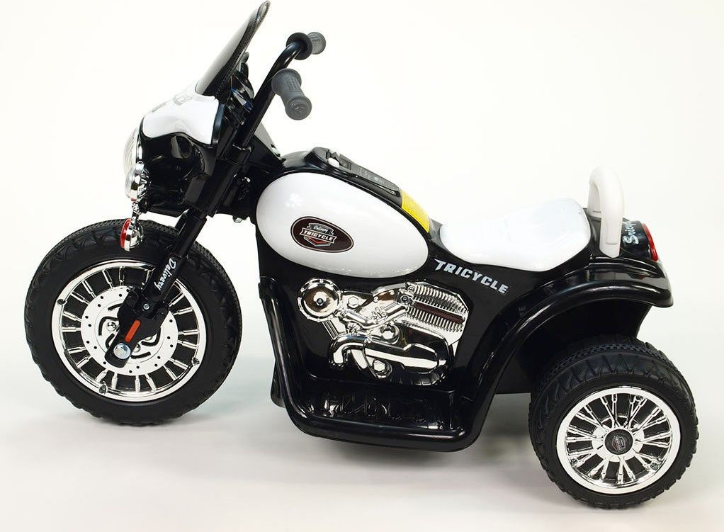 Dětská elektrická motorka Harley 6V - černá - obrázek 4