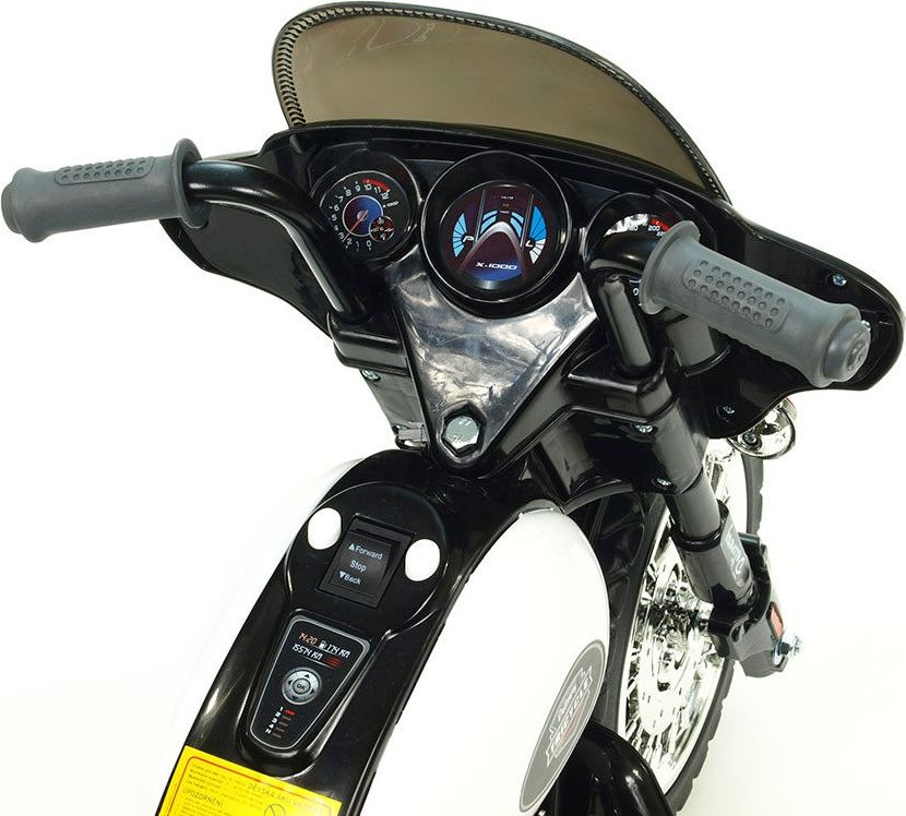 Dětská elektrická motorka Harley 6V - černá - obrázek 5