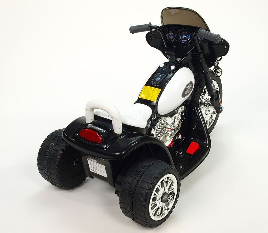 Dětská elektrická motorka Harley 6V - černá - obrázek 6