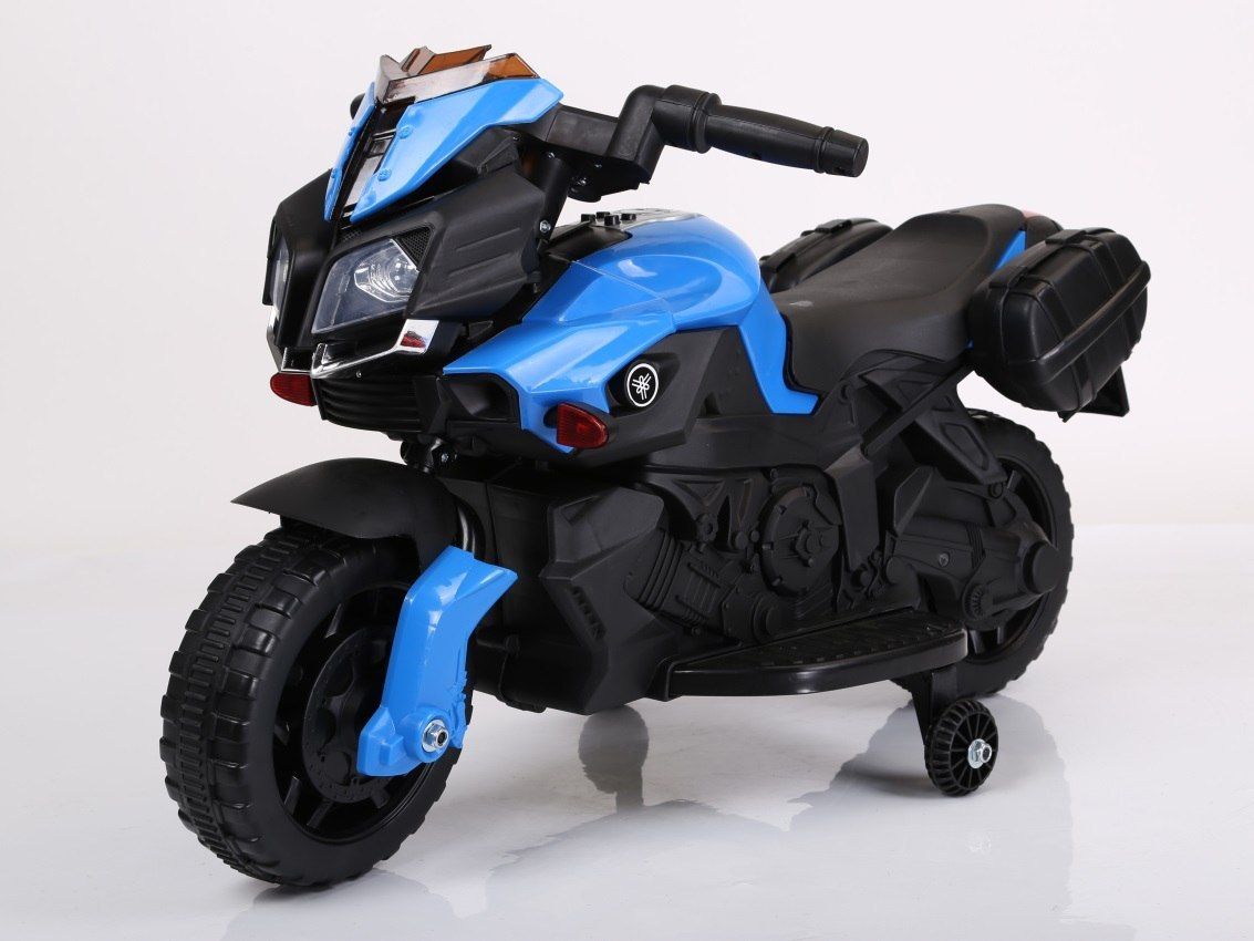 Dětská elektrická motorka SkyBike - modrá - obrázek 1