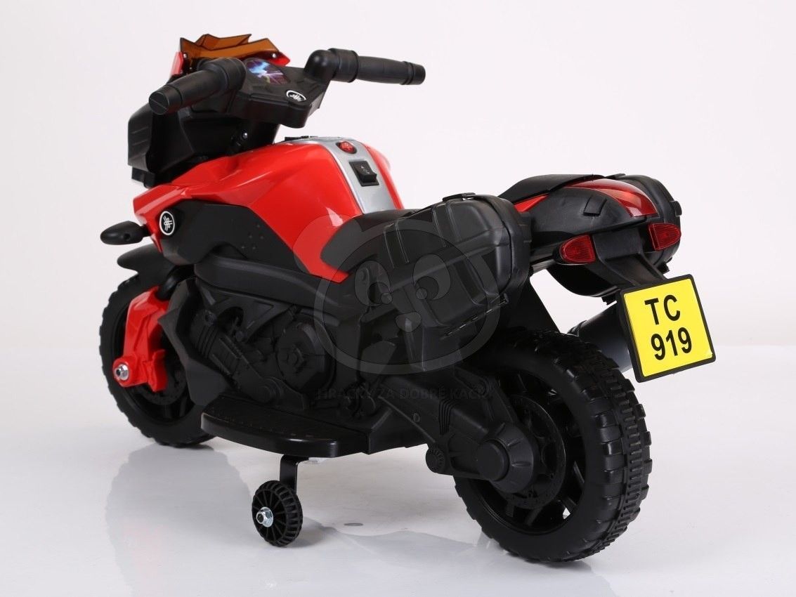 Dětská elektrická motorka SkyBike - modrá - obrázek 13